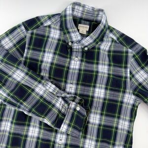 Crewcuts Boys Plaid Button Down Shirt Size 10 Long Sleeve